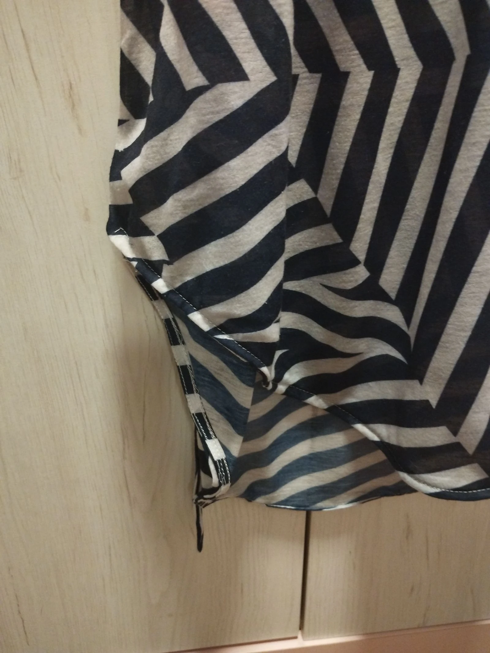 H&M Geometric Stripe Beach Dress Size S – photo 5
